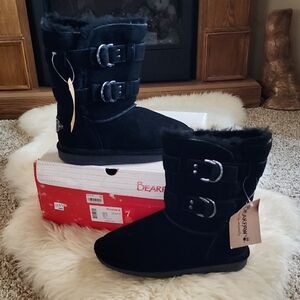 Bearpaw Black Quinn II boots - NWT